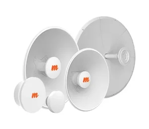 Mimosa N5-X30KP 30 dBi 4.9-6.4 GHz long-range twist-on dish antenna