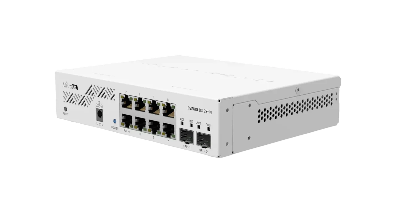 MikroTik CSS610-8G-2S+IN Switch